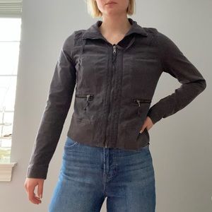 Grey Anthropologie Marrakech Jacket Size Small